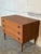 Teak 3 Drawer Dresser Chest on Tapered Legs Danish Mid-Century Modern 1960s For Sale In Los Angeles - Image 6 of 12