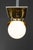 Art Deco Ceiling Lamp with Opal Glass Shade, Vienna, 1920s For Sale - Image 12 of 13