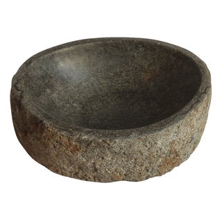 River Rock Stone Bowl For Sale