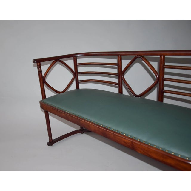 Living Room Sofa & Armchairs attributed to Josef Hoffmann, 1900s, Set of 3 For Sale - Image 4 of 10