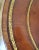 Mid 20th Century Vintage Weiman Heirloom Mahogany & Gilt Tooled Leather Top Drum Table For Sale - Image 5 of 14