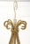 Sand Metal Tassels & Twisted Rope Motive 8 Candles Light Fixture Chandelier For Sale - Image 8 of 13