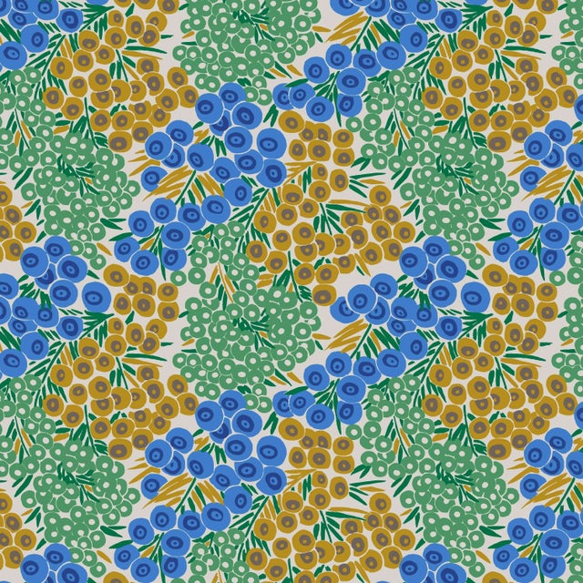 Cloth & Company Kenmore Headboard in Blue Citrine Loiret, King For Sale - Image 4 of 5