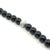 Metal 1990s David Yurman Estate Matte Onyx Carved Prayer Beads Bracelet 8.5" Silver For Sale - Image 7 of 12