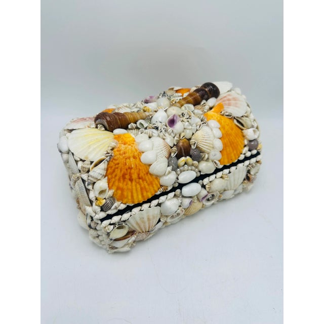 Vintage Domed Shell Box For Sale - Image 9 of 9