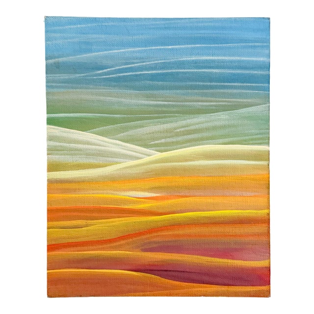 Original Modernist Landscape Painting, Kelly Wood, 1993 For Sale
