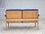 Blue Danish Two-Seater Sofa with Wool Upholstery by Magnus Olesen, 1970s For Sale - Image 8 of 18