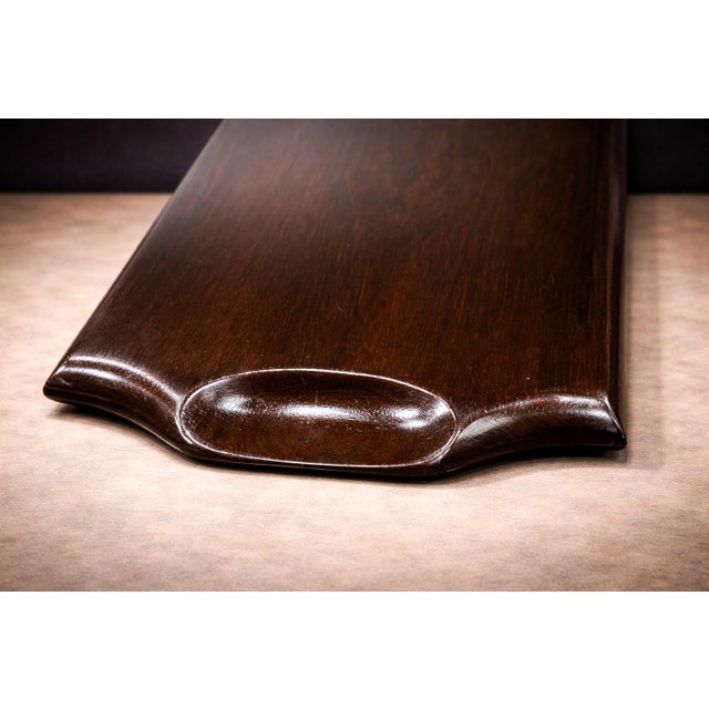 Serving Tray in Hardwood, Jean Gillon, 1960s For Sale - Image 10 of 10