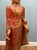Burmese Carved Standing Buddha Statue For Sale - Image 5 of 17