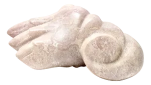 Ammonite Stone Foot Sculpture by Marianne Kühn, 1970s