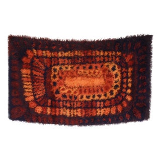 Swedish Rya Rug, 1970s For Sale