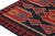 1950s 1950s Vintage Persian Kilim in Navy Blue With Red Geometric Patterns by Rug & Kilim For Sale - Image 5 of 8