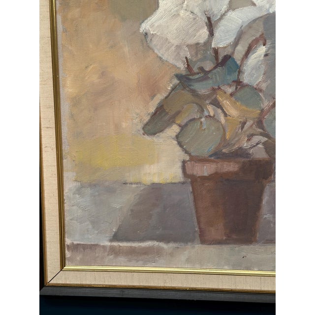 Billi Danielsson, Flowers in Pot, 1978, Oil on Canvas, Framed For Sale - Image 6 of 18