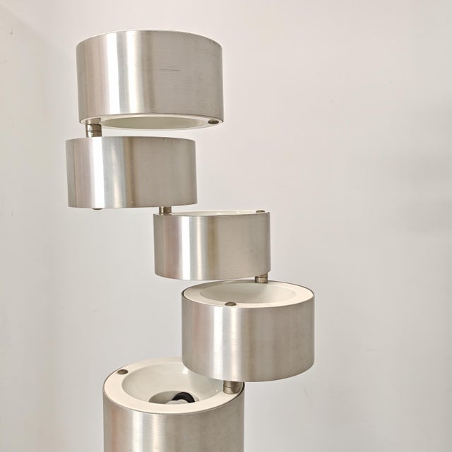 Model Domingo Cylindrical Floor Lamp by F. Sartoni for Stilux, 1970s For Sale - Image 11 of 18