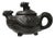 Chinese Dark Brown Black Yixing Zisha Clay Teapot With Dragon Accent For Sale