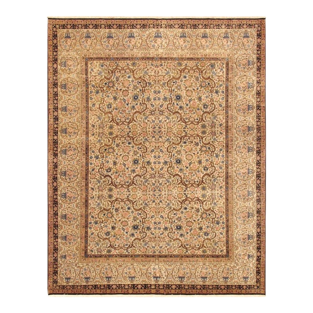 Pasargad Home Kermanshah Camel Wool Area Rug, 9' 0'' X 12' 0'' For Sale