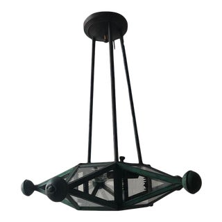 Early 20th Century Exterior Victorian Star Shaped Light Fixture For Sale