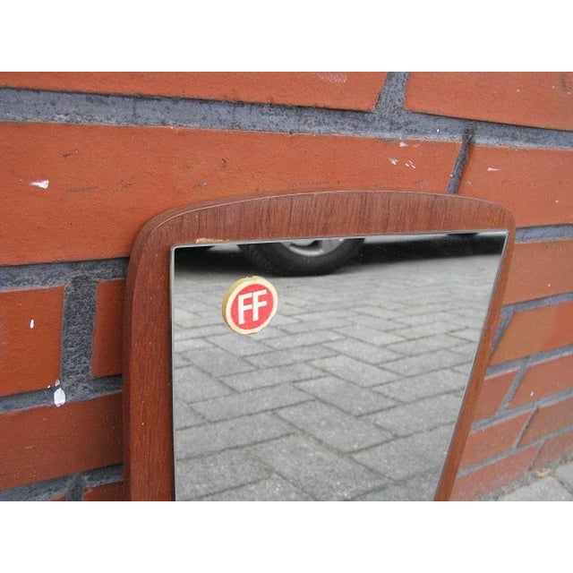 Teak Mirror from FF Denmark, 1960s For Sale - Image 9 of 15