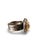 Sterling silver hand crafted Pearl ring, made in Israel. This Sterling ring also has a vermeil detail, with gold around...