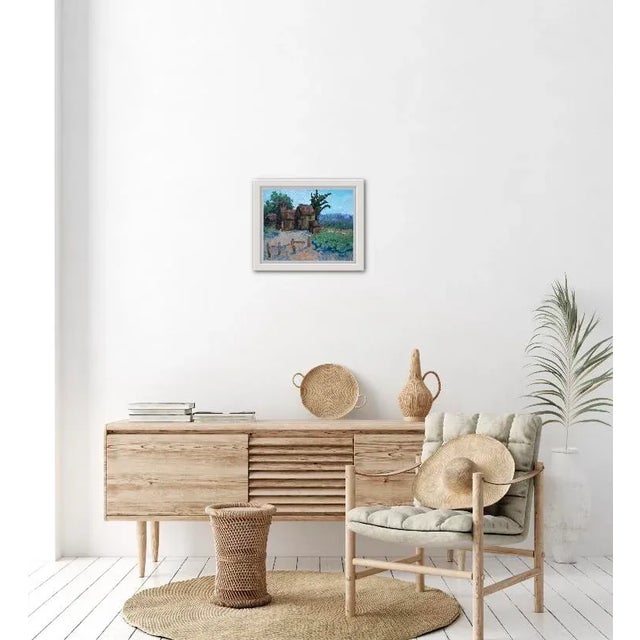 Brown Modern Landscape Plein Air Oil Painting For Sale - Image 8 of 12