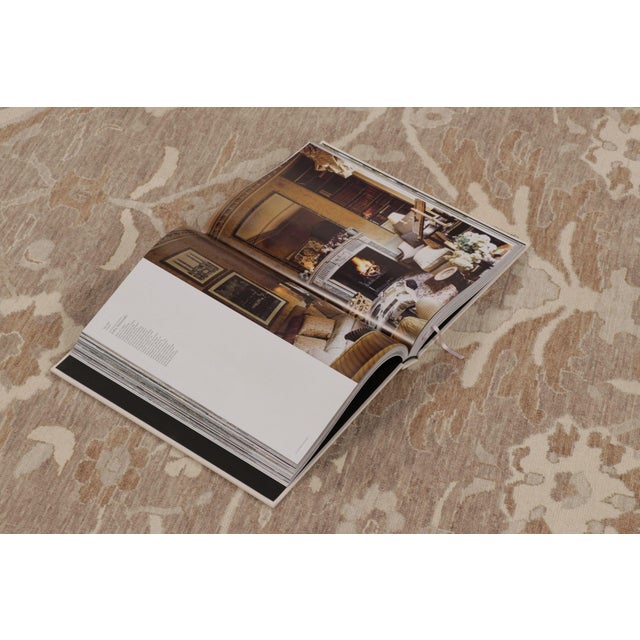 Rug & Kilim’s Oushak-Inspired Rug in Beige and Cream Floral Patterns For Sale - Image 9 of 10