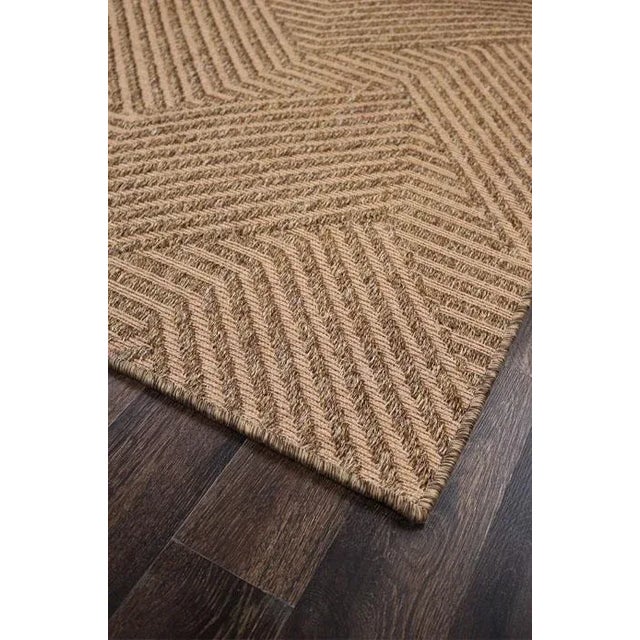 Traditional Casa Cosima Natural Rugs Jazz Cinnamon 100% Sisal Rug 2'6" x 9' For Sale - Image 3 of 4