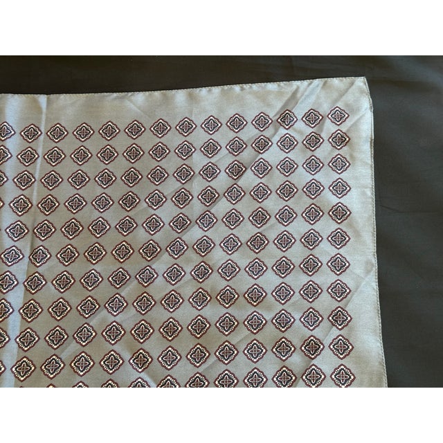 1980s Laura Ashley Designer Silk Scarf For Sale - Image 5 of 11