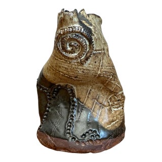 Vintage Original Studio Pottery Vase For Sale