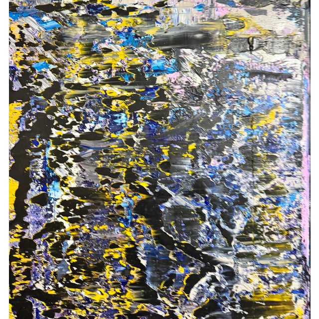 Astor Milan Salcedo, Large Latin American Diptych Abstract Modernist Oil Painting Astor Milan Salcedo For Sale - Image 17 of 18