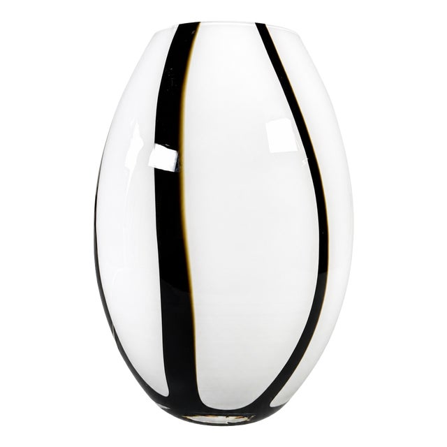 Vintage Glass Table Lamp by Volux, Italy, 1980s For Sale
