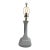 Heath Original Eggshell Crackletable Lamp For Sale