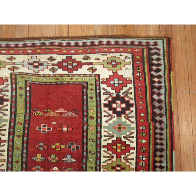 Rustic 19th Century Caucasian Talish Runner - 3'5" x 8'6" For Sale In New York - Image 6 of 6