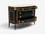 Maison Jansen Style, Louis XVI Bow Front Chest, Ebonized Wood, France, 1900s For Sale - Image 14 of 17