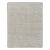 Rug & Kilim’s Modern Block Print Rug in White with Blue Floral Patterns - 5x7 For Sale