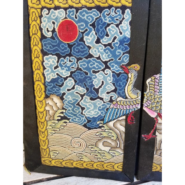 This is a rare 19th Century letter folio embroidered with tiny stitches in silk thread. the interior features a center...