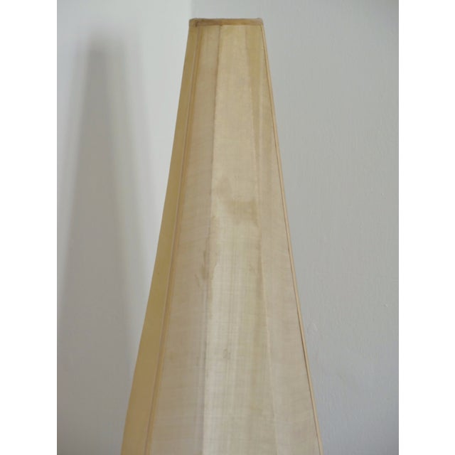 Textile Mid-Century Indonesian Cocoon Lamp, 1960s For Sale - Image 7 of 8