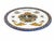 A striking late 19th-century French Gien Renaissance faience plate, likely circa 1899 , featuring the manufacture's...