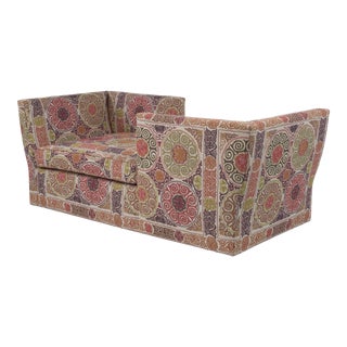 One of a Kind Tête-á-Tête Tete-A-Tete Embroidered Suzani-Style Fabric For Sale