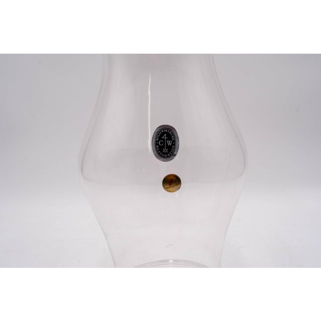 Pair Colonial Williamsburg Glass Hurricane Globe Shade For Sale - Image 4 of 9