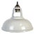 Vintage Industrial Beige Painted Ceiling Lamp For Sale