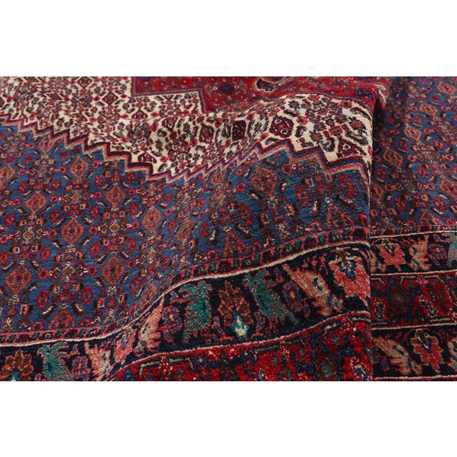 Vintage Persian Bijar Rug, 06'09 X 10'04 For Sale In Dallas - Image 6 of 10