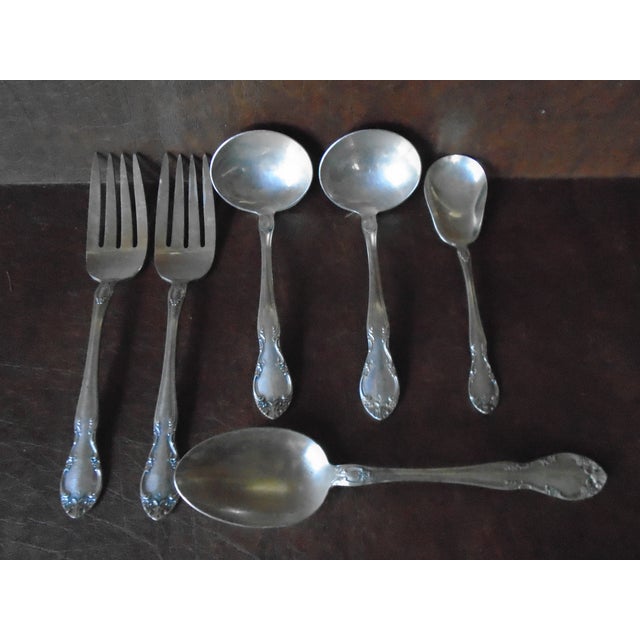 1980s Gorham "New Elegance" Silverplate Flatware Service for 12 98