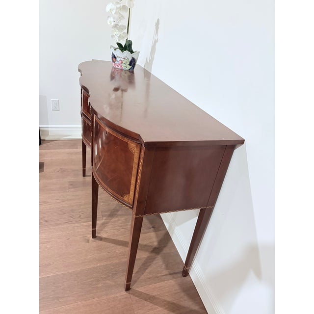 Traditional 1980s Councill Mahogany Sideboard Table For Sale - Image 3 of 9