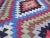 1960s Turkish Blue Wool Diamond Kilim Rug 2'11" X 4'2" For Sale - Image 10 of 11