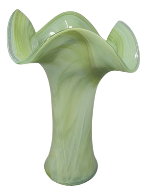 Green Vase by Ca dei Vetrai, Italy, 1960s