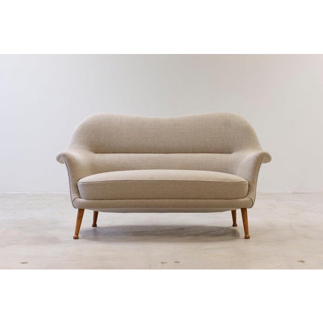 Textile Divina Loveseat Sofa by Arne Norell, 1950s For Sale - Image 7 of 14