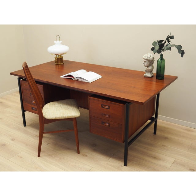 Danish Teak Desk, 1970s For Sale - Image 14 of 18