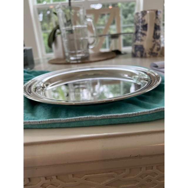 Art Deco Vintage 1992 Tiffany & Co. Serving Tray for the Mirage - 10" For Sale - Image 3 of 6