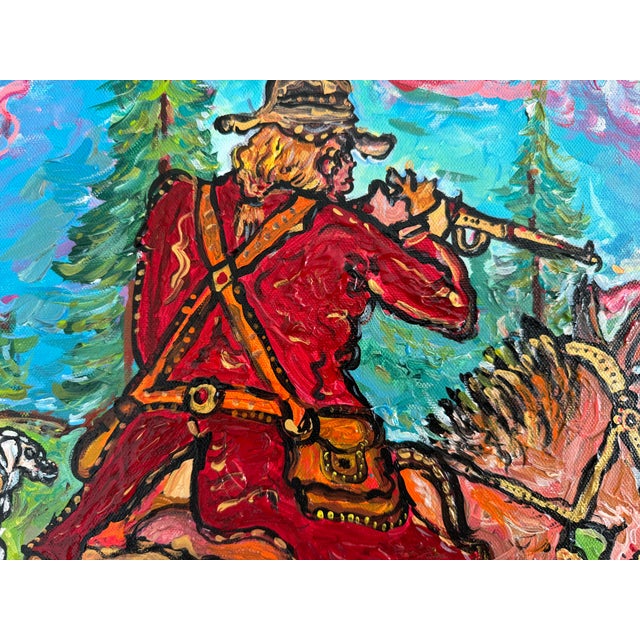 Serg Graff English Fox Hunt Equestrian Dogs Sporting Art Original Painting, Coa For Sale - Image 9 of 12