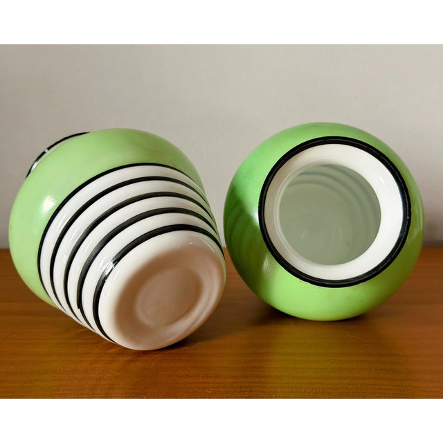 Antique Art Deco Glass Vases For Sale - Image 9 of 12